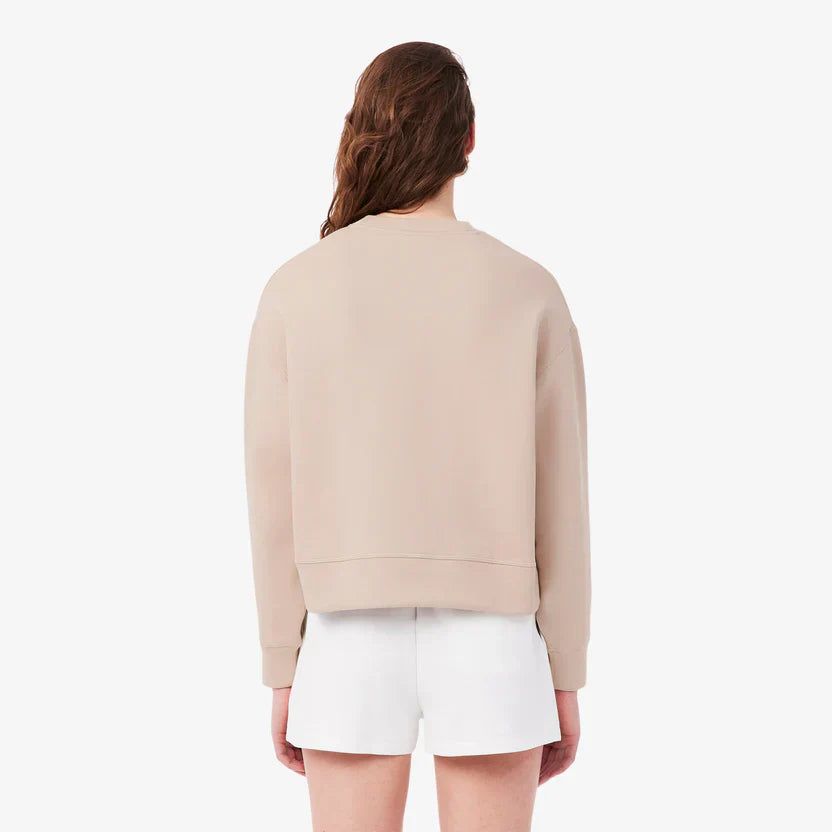 Lacoste Women's Oversized double face jersey sweatshirt