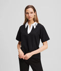 Karl Lagerfeld Women's Signature polo shirt