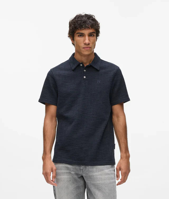 Karl Lagerfeld Bouclé polo shirt