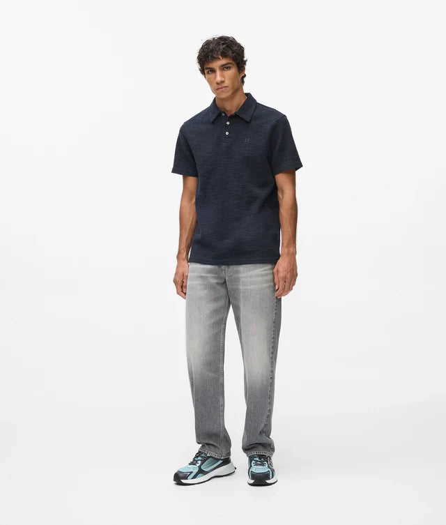 Karl Lagerfeld Bouclé polo shirt