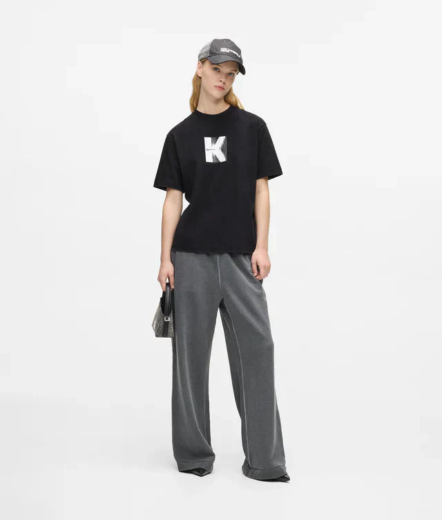 Karl Lagerfeld Women's K artwork T-shirt