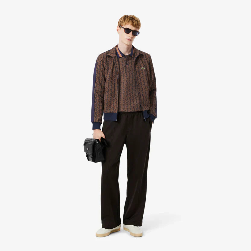 Lacoste Classic fit monogram jacquard polo shirt