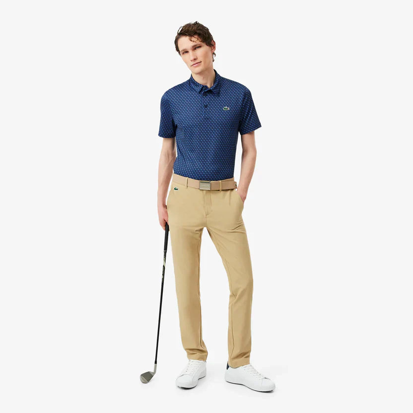 Lacoste Regular fit printed golf polo shirt