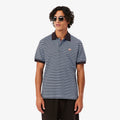 Lacoste Classic fit textured striped polo shirt