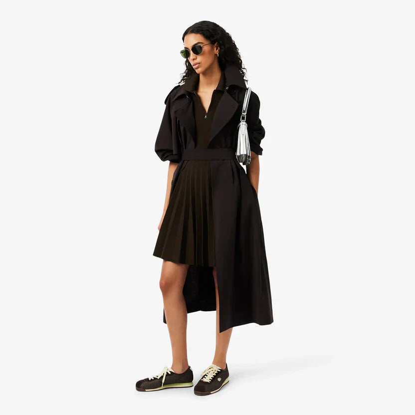 Lacoste Women's Pleated polo collar dress