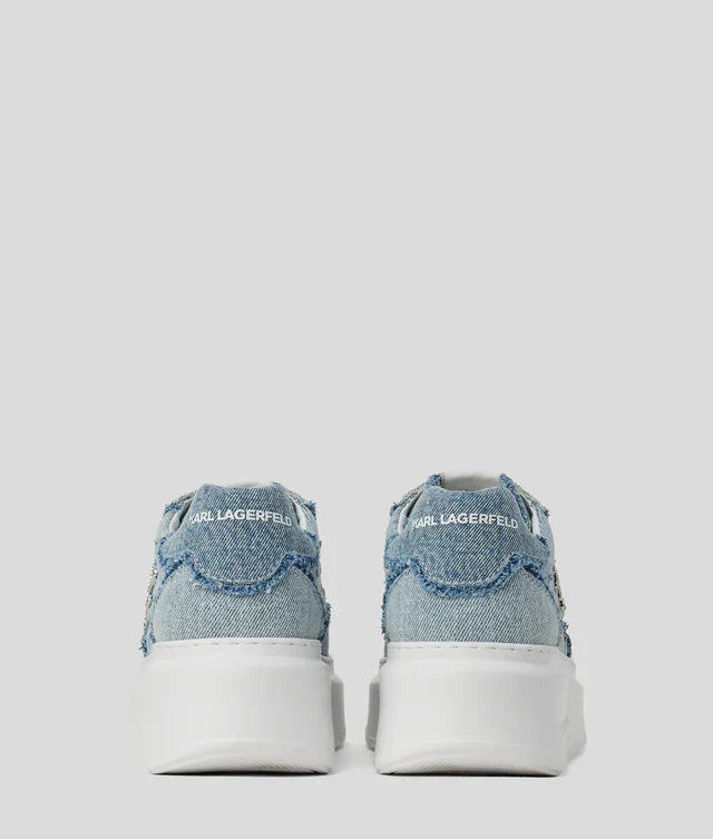 Karl Lagerfeld Women's Anakapri Autograph denim sneakers