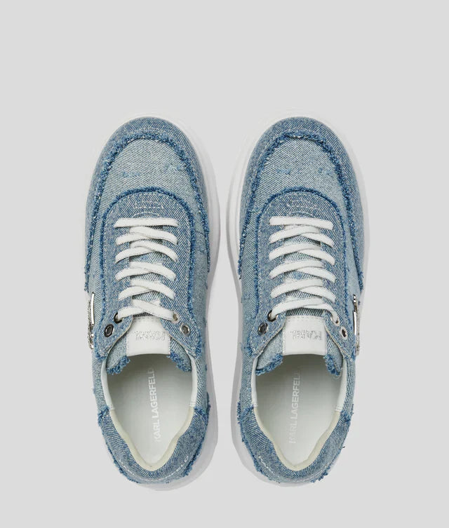 Karl Lagerfeld Women's Anakapri Autograph denim sneakers