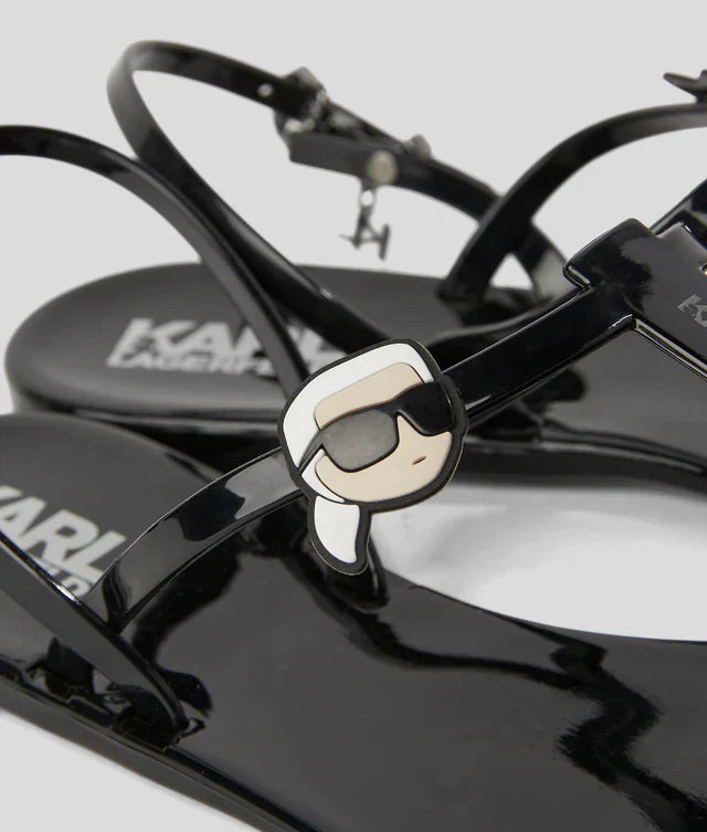 Karl Lagerfeld Women's Ikon NFT jelly sandals