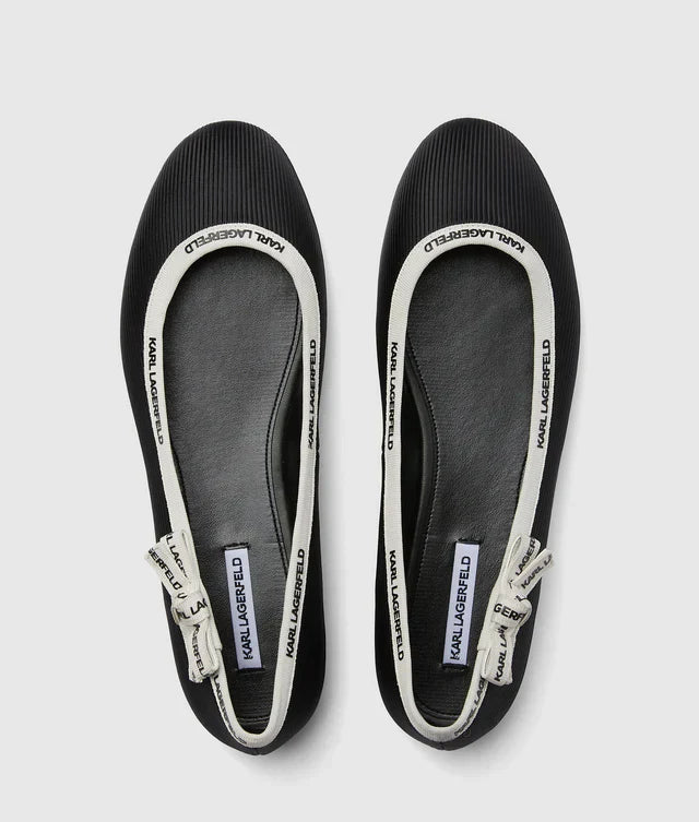 Karl Lagerfeld Women's Ribbon collar pumps
