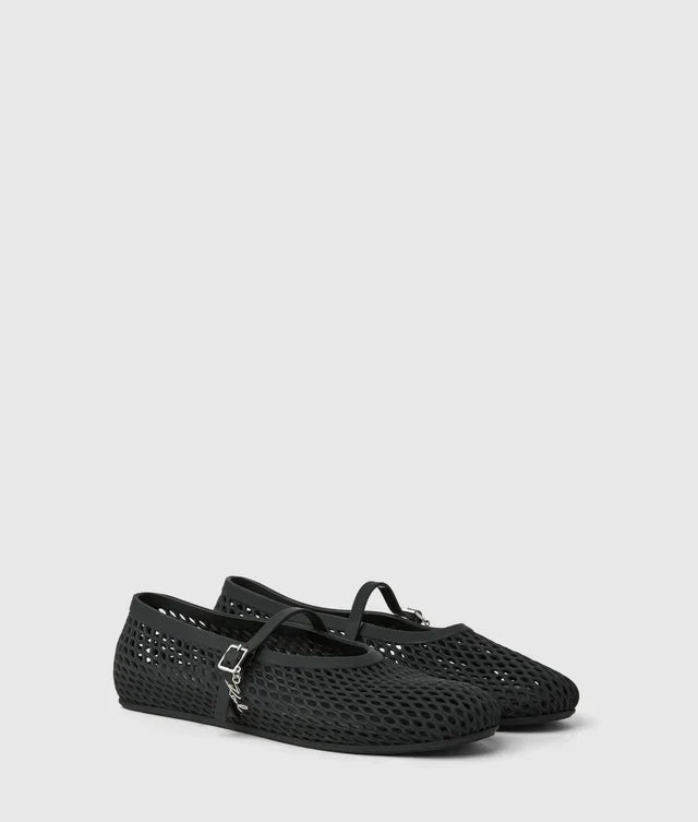 Karl Lagerfeld Women's Jelly ballet strap pumps