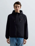 REPLAY MEN'S JACKET WITH HOOD AND R LOGO