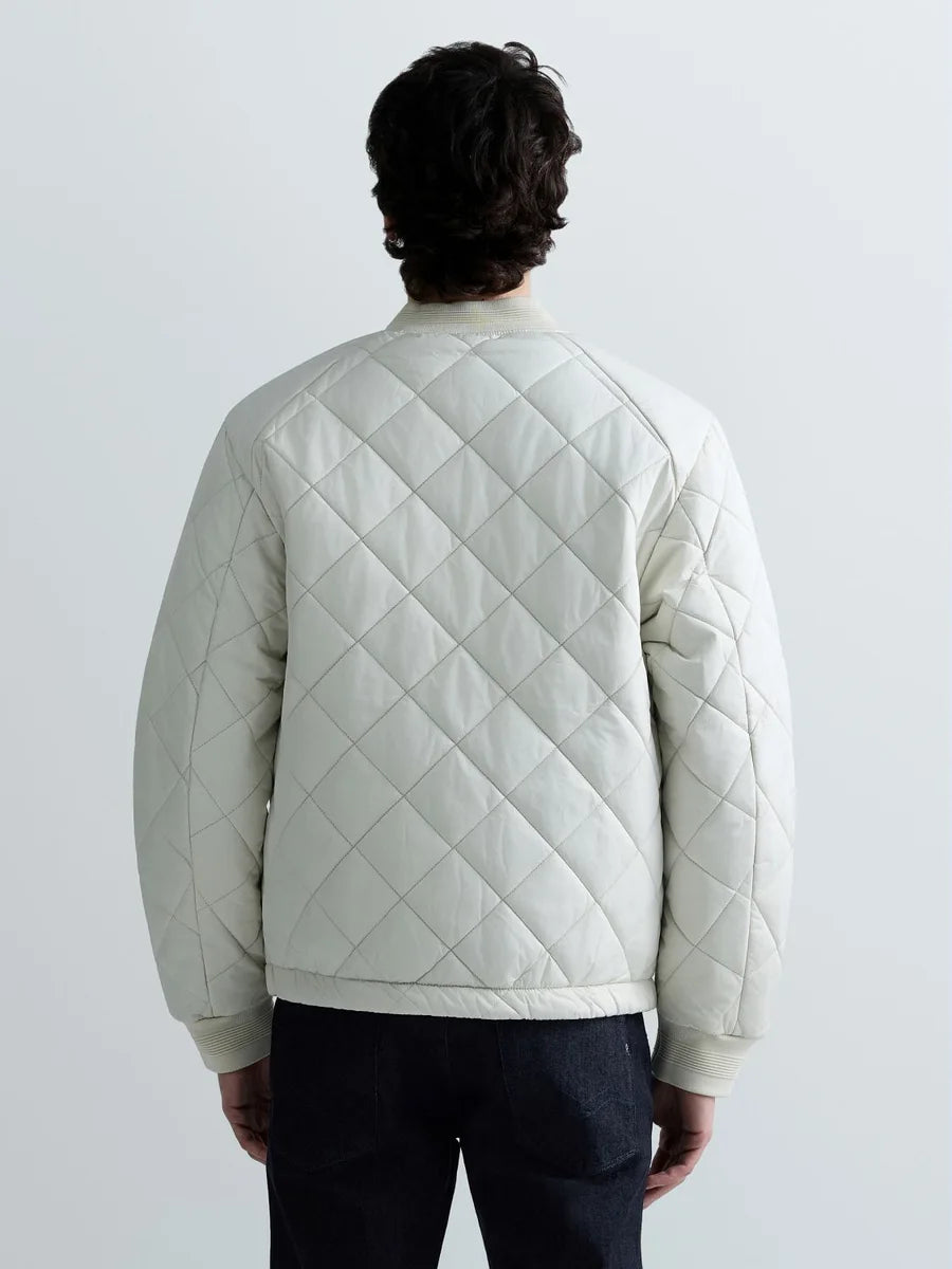 REPLAY MEN'S QUILTED RIPSTOP BOMBER JACKET