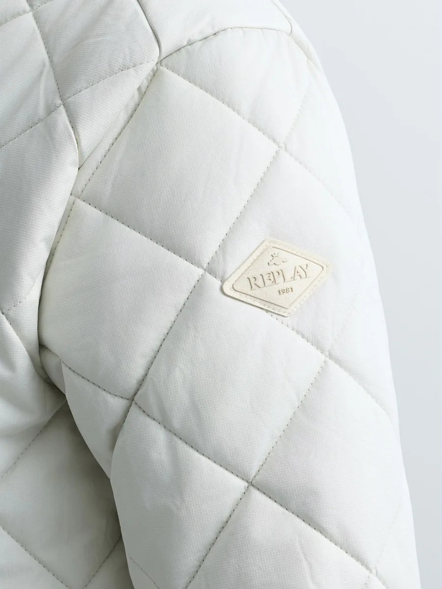 REPLAY MEN'S QUILTED RIPSTOP BOMBER JACKET