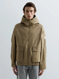 REPLAY MEN'S HOODED TWILL JACKET