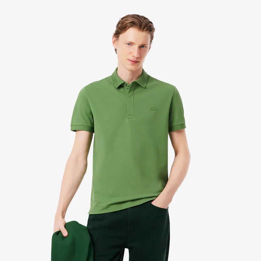Lacoste Regular fit paris stretch piqué polo shirt