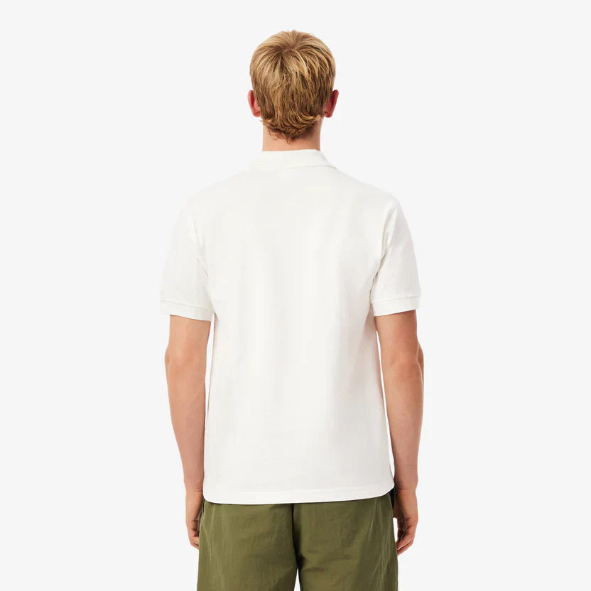 Lacoste Classic fit embroidered motif piqué polo shirt