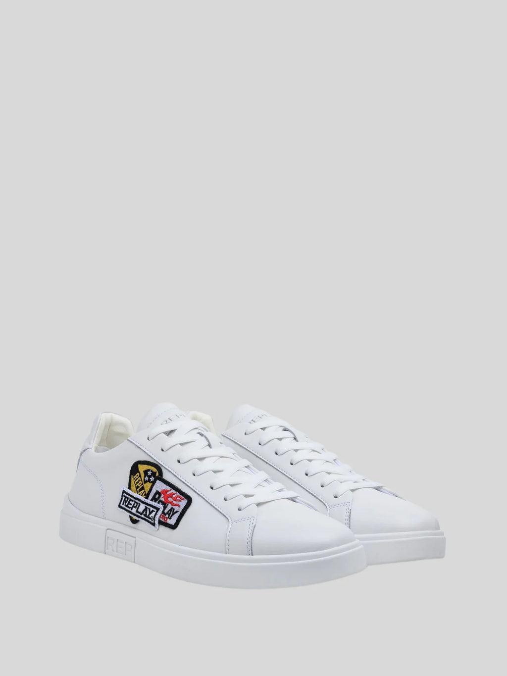 Replay Men's Polys M Combo white sneakers