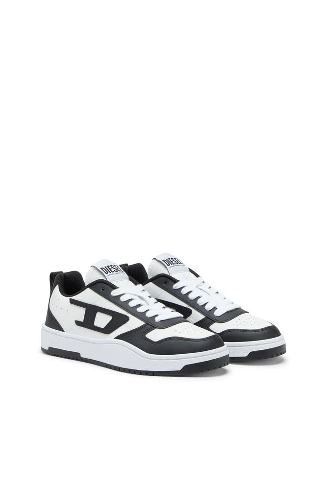 Diesel Men's S-Ukiyo Low-Low-top sneakers in leather and nylon