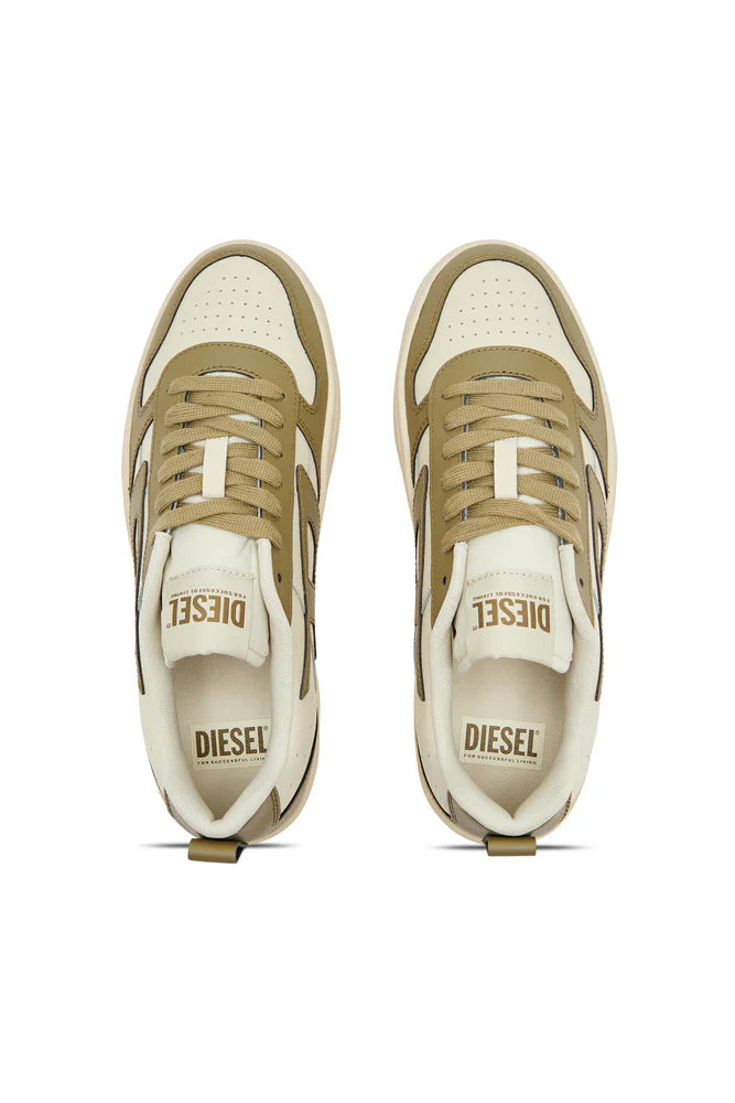 Diesel Men's S-Ukiyo Low-Low-top sneakers in leather and nylon