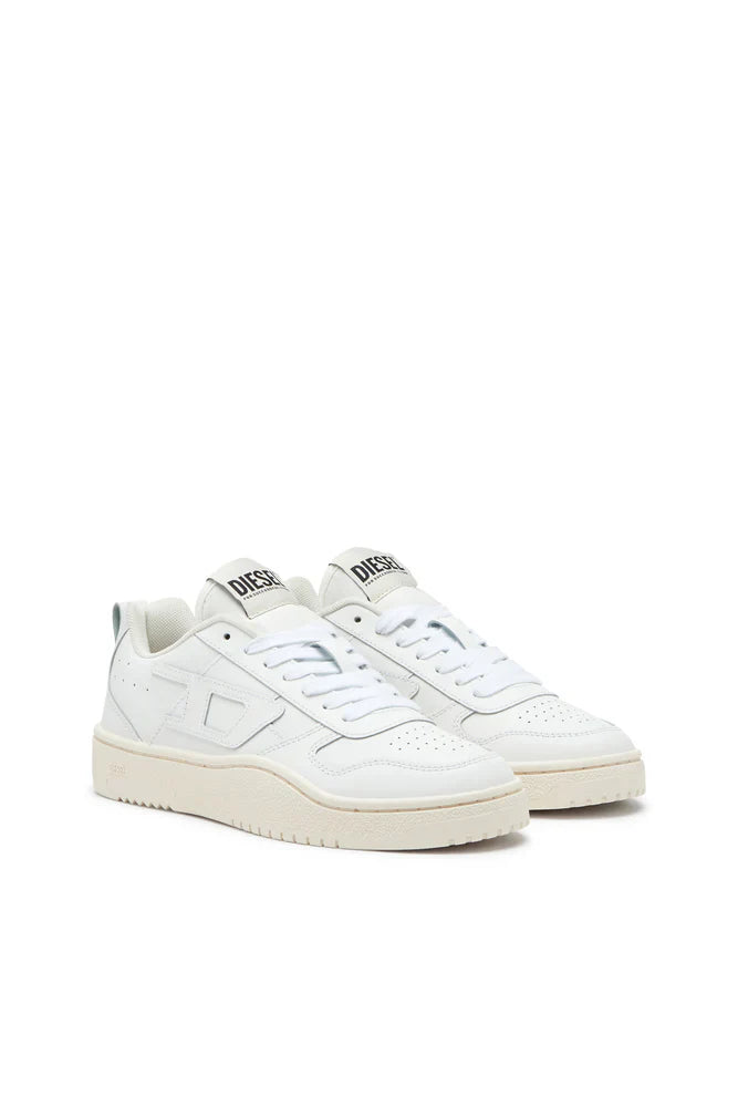 Diesel Men's S-Ukiyo Low-Low-top sneakers in leather and nylon
