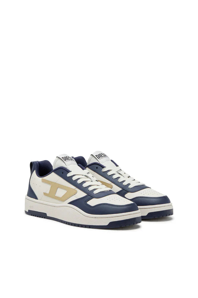 Diesel Men's S-Ukiyo Low-Low-top sneakers in leather and nylon