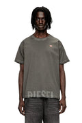 Diesel Crew neck cotton t-shirt with print