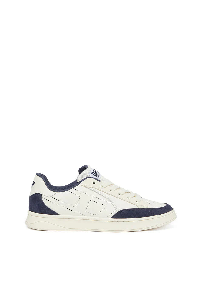 Diesel Men's S-Dakota-Leather sneakers with perforated logo