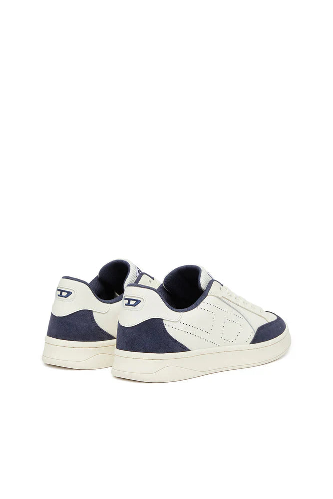 Diesel Men's S-Dakota-Leather sneakers with perforated logo