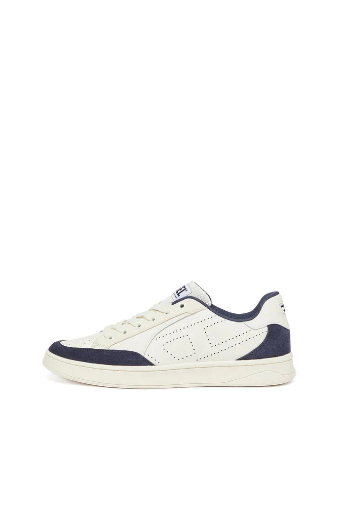 Diesel Men's S-Dakota-Leather sneakers with perforated logo