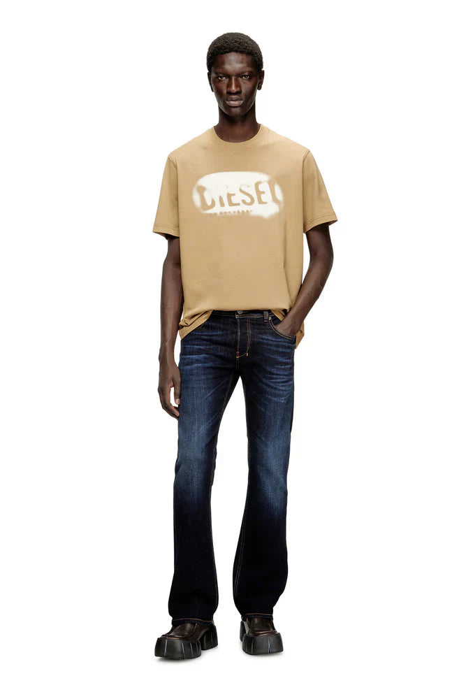 Diesel Light cotton T-shirt with faded logo
