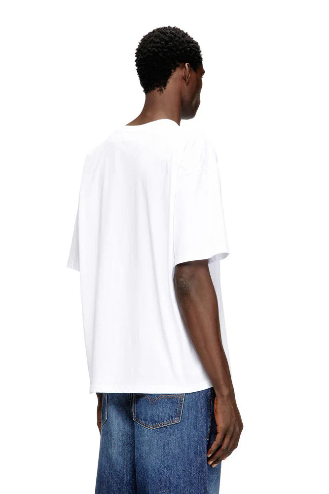 Diesel Relaxed cotton T-shirt with Oval D embroidery
