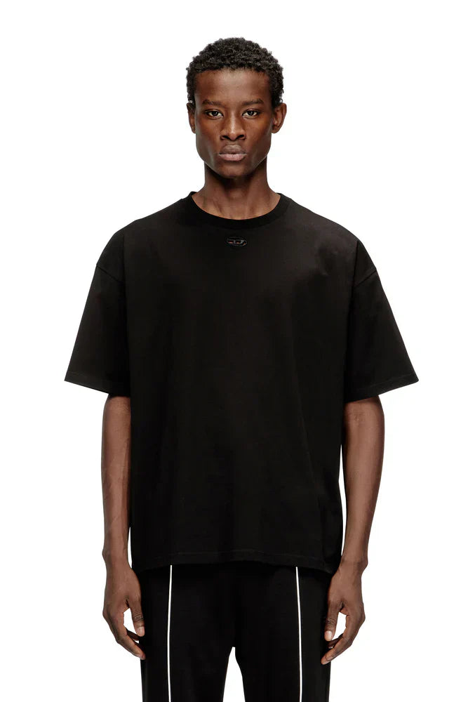 Diesel Relaxed cotton T-shirt with Oval D embroidery