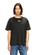 Diesel Light cotton T-shirt with metallic Oval D logo