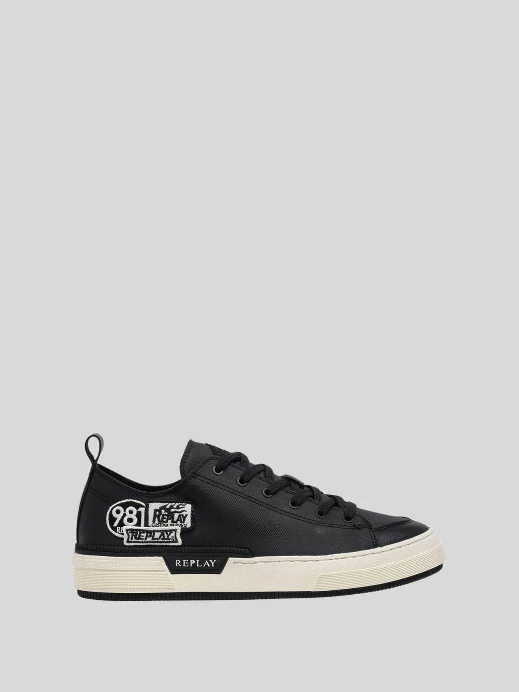 Replay Men's Raily Low Combo Black sneakers