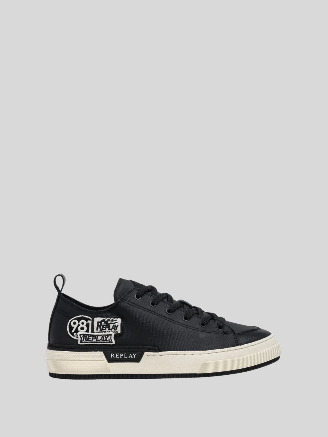Replay Men's Raily Low Combo Black sneakers