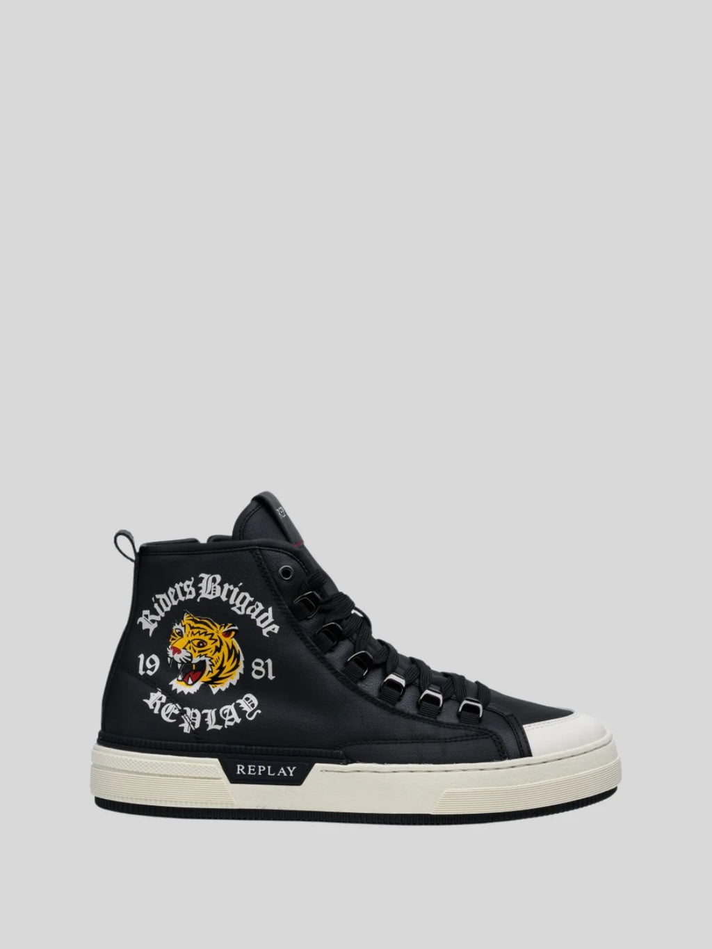 Replay Men's Raily Tiger Black sneakers