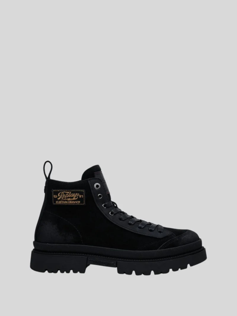 Replay Men's Sandtown Mount black sneakers