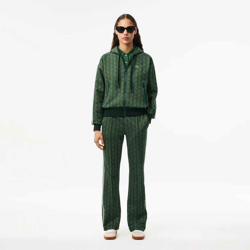 Lacoste Women's Jacquard monogram hoodie
