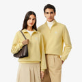 Lacoste High neck zip-up print sweatshirt
